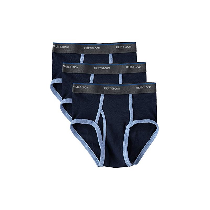 Fruit of the Loom Boys Cotton Brief (Multipack) (Assorted (Pack