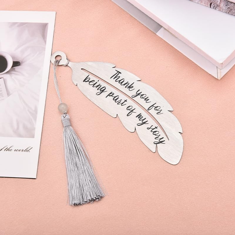 Thank You Bookmarks for Women Men Graduation Teachers Appreciation Gifts