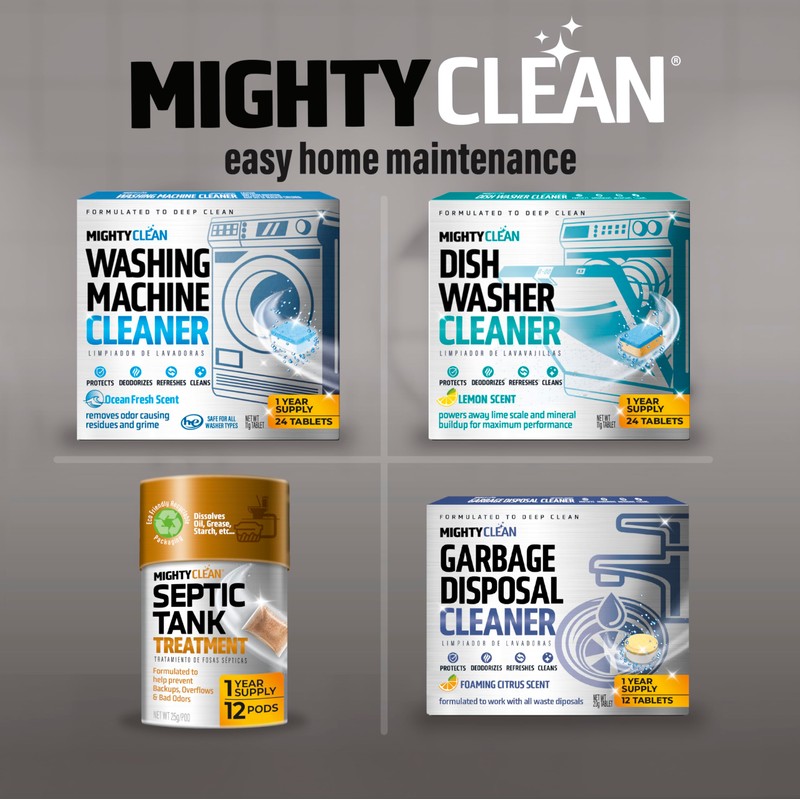 Septic Tank Treatment - 12 Pods, 1 Year Supply -