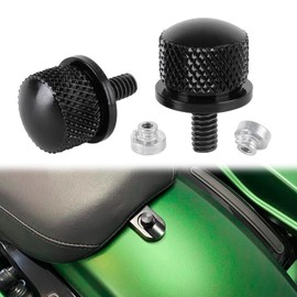 DREAMIZER Motorcycle Seat Screw, Motorcycle Seat Bench Screw Rear Mudguard Screws Compatible with Harley Sportster XL883 1200 48 Touring Dyna Softail Glide, 1996-2019 (2 Screws + 2 Nuts)