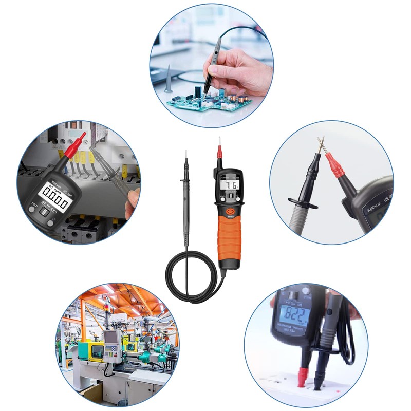 Kethvoz Digital Multimeter 600 V Voltmeter Measure AC/DC Voltage Resistance