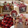 Camino de Mesa Navidad Estampado, Camino de Mesa Invierno Diseño