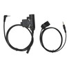 PTT Adapter with 90cm Cable Push to Talk Portable Headset