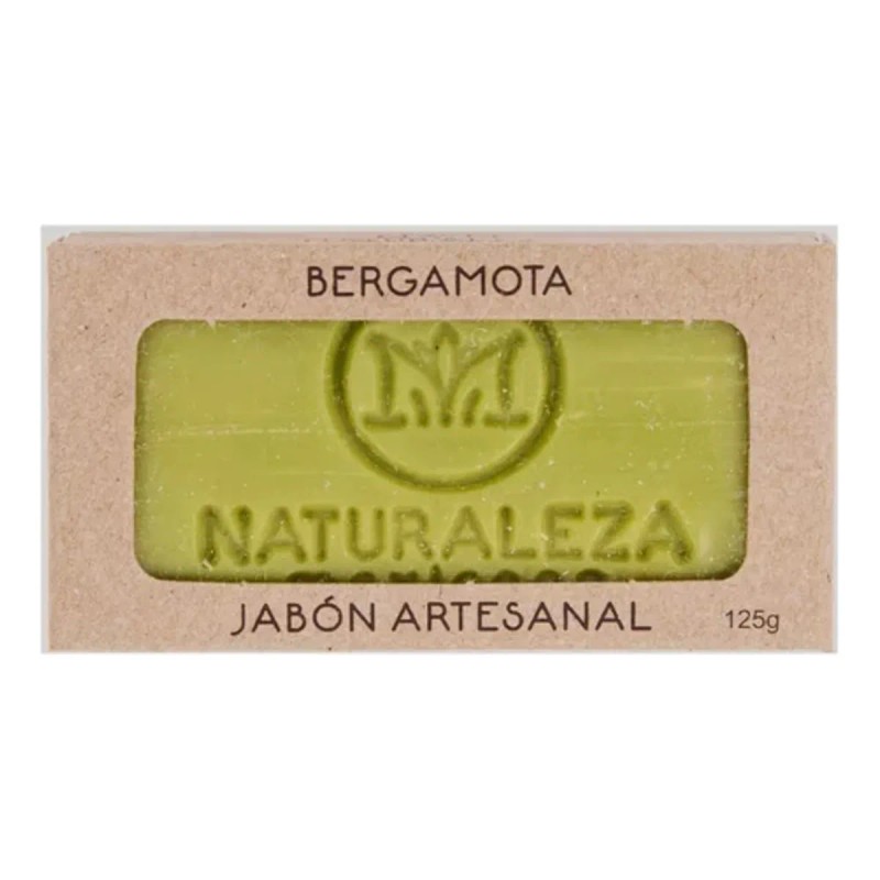 Jabón Artesanal Naturaleza Mexicana Bergamota 125g Barra Corporal