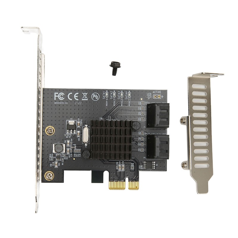 PCI E to SATA3.0 Ports Expansion Card 6Gbps 4 SATA3.0