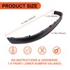 ECOTRIC Front Lower Bumper Valance Air Deflector Dams Compatible with