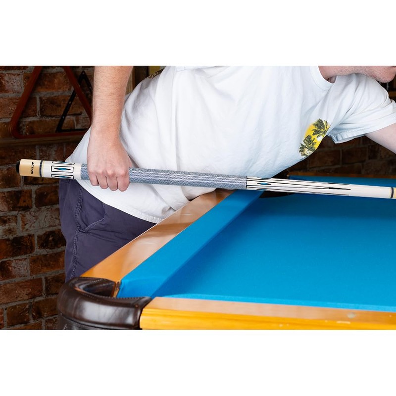 Action Impact - Billiards Pool Cue Stick - White &