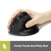 DELUX Wireless Ergonomic Vertical Mouse, 2.4G with USB Receiver and