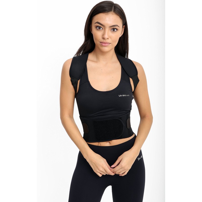 Posture Corrector Deluxe, Magnetic, Adjustable Straps, Neoprene, Four Colours (Medium,