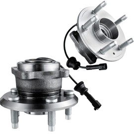HKAUTOPART 2PCS Rear Wheel Hub Bearing Assembly for 2010-2017 Chevy Equinox 2.4L L4 3.0L 3.6L V6 & 2010-2017 Terrain L4 V6 OE # 512440