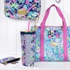 Lilly Pulitzer Cute Lunch Bag for Women, Large Capacity Insulated