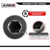 ARES 71505-19mm Harmonic Balancer Socket for Honda - Deep Counter-Weighted