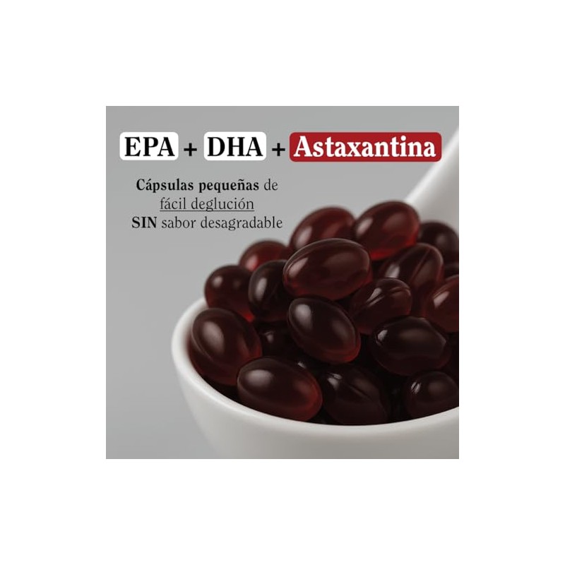 Omega 3 Plus 1000mg con 10mg Astaxantina EPA y DHA