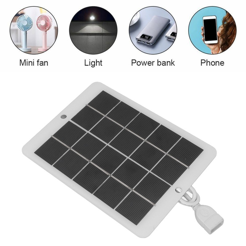 3W 5V Mini Solar Panel Charger High Performance Polycrystalline Portable