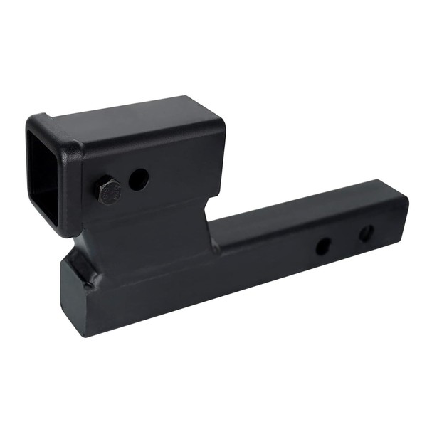 munirater Matte Black Trailer Hitch Receiver Extender Replacement for 2