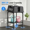 Adjustable Dumbbell Stand Rack Only, 500lbs Capacity Dumbbell Kettlebell Storage
