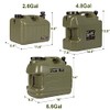 DESERT & FOX Water Container with Spigot 2.6/4.8/6.6Gal PE Water