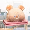 Stuffed Animals Travel Blanket Pillow Set Soft Plush Hugging Pillow
