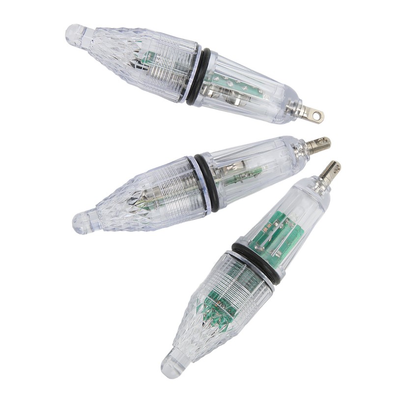 3PCS LED Underwater Fishing Light Lure Fish Bait Lure Lamp