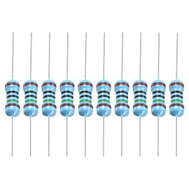 YOKIVE 50pcs Metal Film Resistors 150 Ohm Resistors 1/2W 1% Tolerance Lead for DIY Electronic Projects 5 Color Bands 8.5mm±1mm