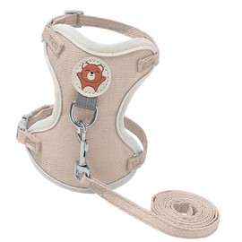 Arnés para gatitos - Arnés para caminar al aire libre para gatos  Correas para el pecho de gato  Arnés de chaleco de poliéster para gatos  Arnés...   