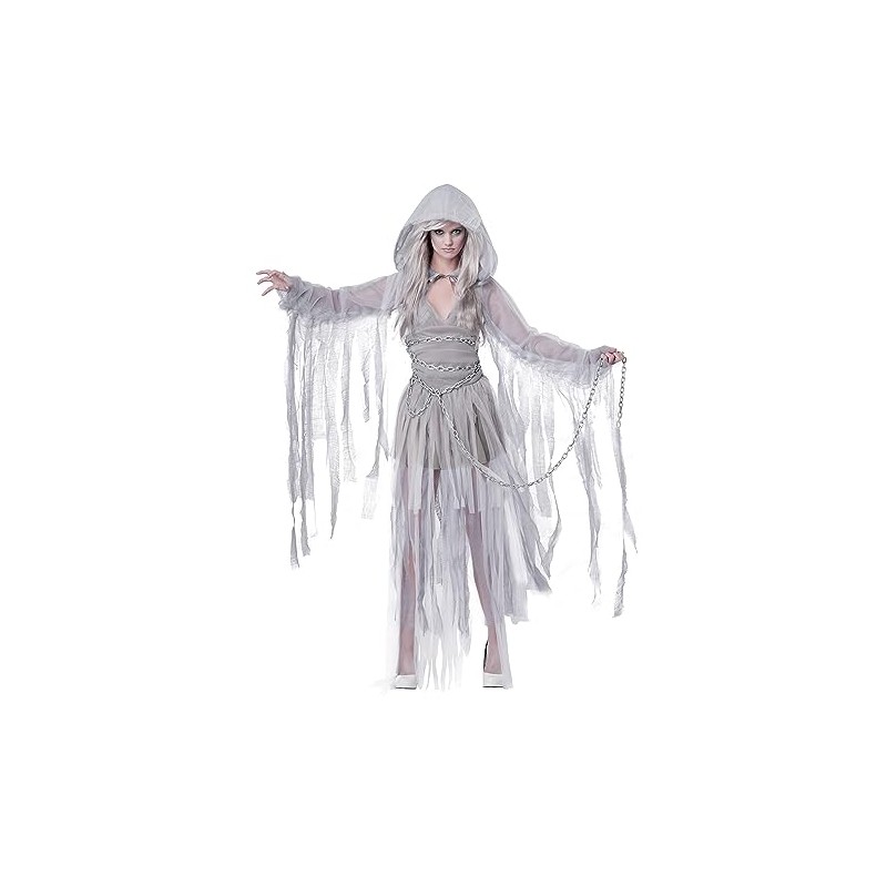 California Costumes - Disfraz de espíritu fantasma de Haunting Beauty