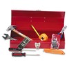 Great Neck CTB9 16-Piece Light-Duty Office Tool Kit, Metal Box,