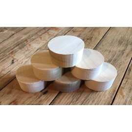 6 Wooden Bourbon Barrel Bungs