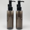 2PCS 100ml 3.4oz Empty Black Plastic Lotion Pump Bottle Dispenser