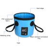 12L / 20L Waterproof Water Bucket Outdoor Fishing Bucket Folding