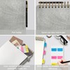 Mousbull A5 Top Spiral Notebook, Large Leather Hardcover Top Bound