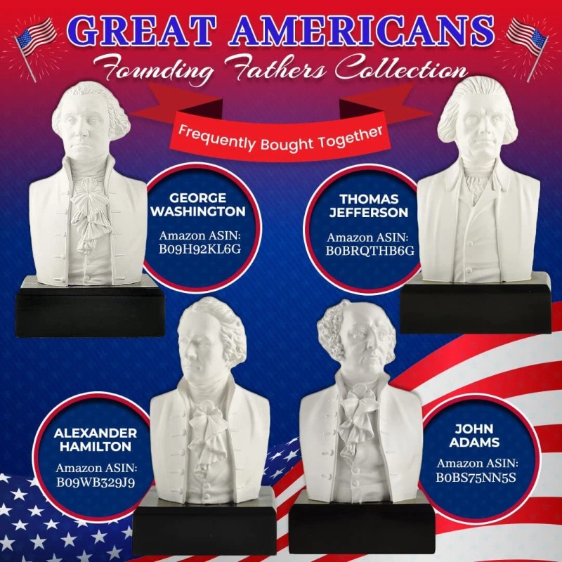 President Thomas Jefferson Historical Bust Great Americans Collection