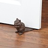 Abbott Collection Jardin Cast Iron Chipmunk Door Wedge/Stopper - Brown