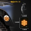 Vancroser Wrangler JK Bumper Fog Light Front Turn Signal Light