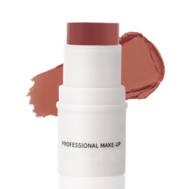 Boobeen Multi Stick Bronzer Highlighter Blush Stick, Cream Blush Contour Highlighter Makeup Stick Waterproof, Face Brightens & Shades Pen for All Skin, Easy to Use