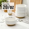Hasense French Onion Soup Bowls, 20 oz Ceramic Soup Bowls