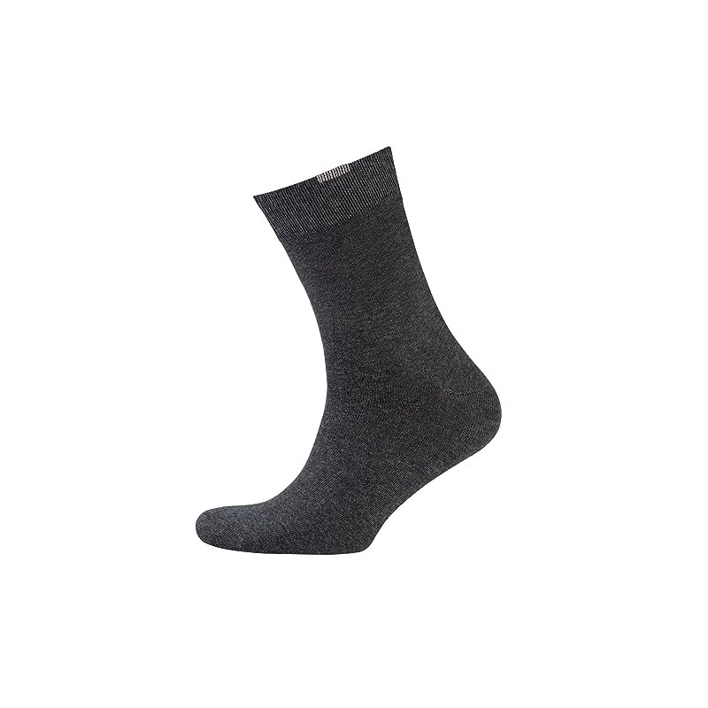 Nur Der Men's Calf Socks, 485525/Herren PasstPerfektSocken3er, Grey (Anthrazitmelange 926),