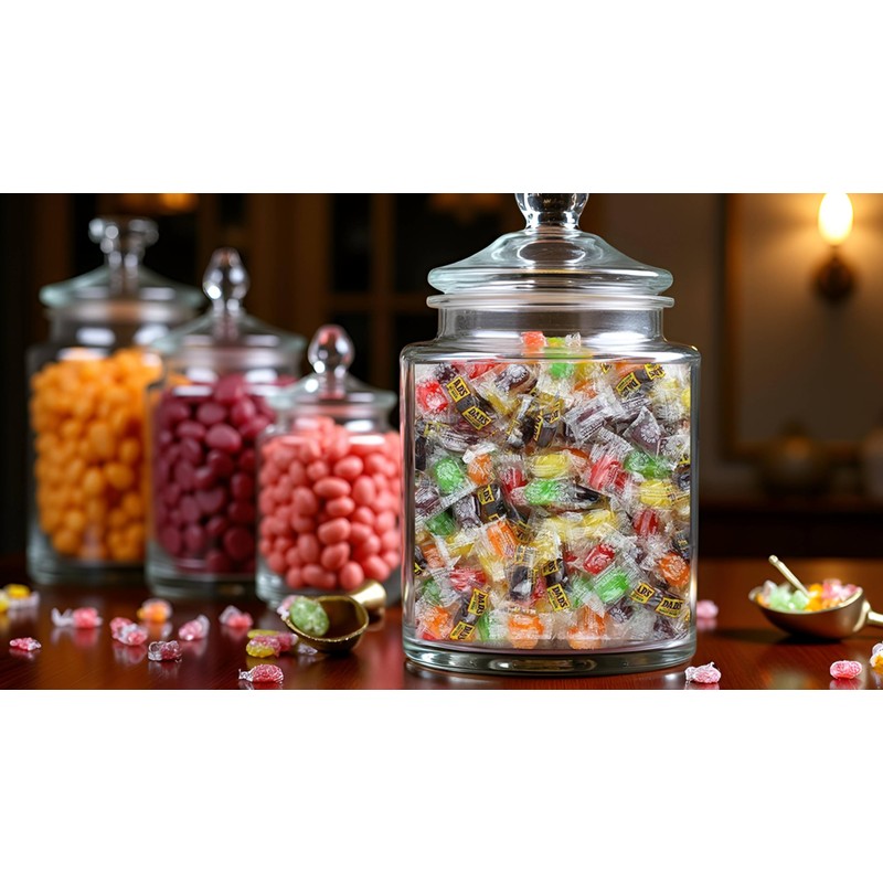 Assorted Flavored Bulk Hard Candy, Bulk Individually Wrapped Mixed Fruit