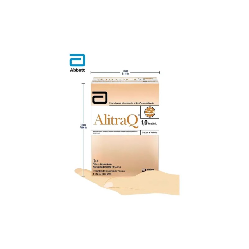Alitraq 76 G Caja Con 6 Sobres Sabor Vainilla