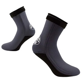 YJZQ 3mm Neoprene Wetsuit Socks Thermal Anti-slip Scuba Diving Socks Fins Socks Water Snorkeling Socks for Men Women Swimming Sailing Kayaking Surfing Water Sports Thermal Socks