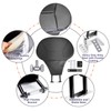 Hutexico Detachable Touring Rider Backrest, Adjustable Comfortable Driver Backrest Quick
