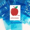 5,000 Blue 1/2"x1/2" 2mil Apple Brand Resealable Bags 1212 .5"x.5"