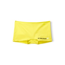 Happy Nation Girls Comfy Cotton Boyshort Underwear, Sour Yellow