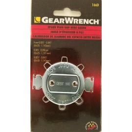 Champion Spark Plug Gap Gauges ‘Silver Dollar’ Taper Gauge & Wire Gauges, Select: Type - GearWrench Wire Regular Gap Gauge 166D