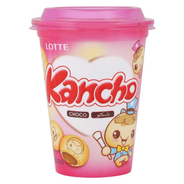 Lotte Cancho Korean Favourite Chocolate Snack Cookies Kids Snack (Pack of 3)