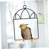 SUPVOX 1piece Bird Perch Swing for Hummingbirds Portable and Elegant