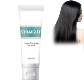 Hppsctink Hair Straightening Cream, 100 g Hair Straightening Cream, Protein Straightening Cream, Smooths Frizzy Split Ends, Hair Straightening Cream, Shampoos