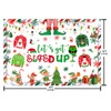 AIBIIN 7x5ft Let's Get Elfed Up Backdrop Winter Christmas Merry