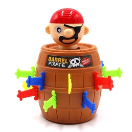 Wekuw Pirate Game Children's Games Pop Up Pirate Board Games, Pirate Game for Children, Game Pirate Barrel, Family Preschool Children's Game, Children's Games from 4 Years, Family & Montessori Game