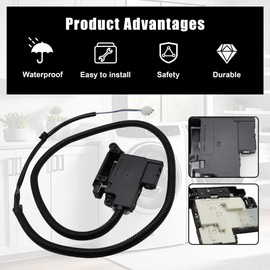 W11414731 Washer Latch Assembly Fit for Whirlpool Maytag Crosley Washer Replace W11513248 AP7002928 PD00073744 MVW5430MW0 WTW5010LW0 WTW5015LW0